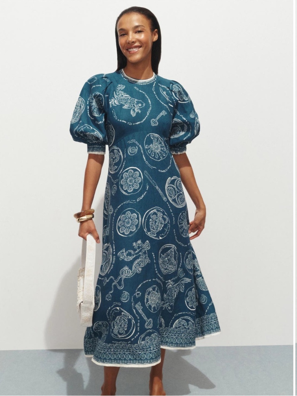 Alemais lucky midi dress worn once